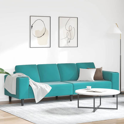 Sofa Set Türkis Samt