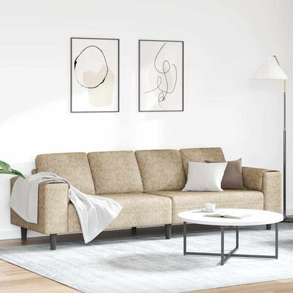 Sofa Set Hellgrau Faux Wildleder