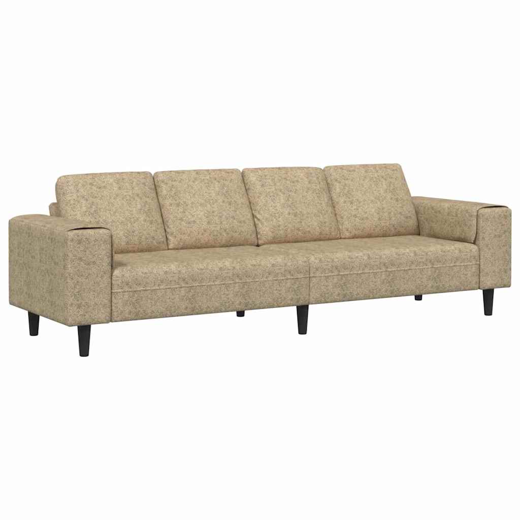 Sofa Set Hellgrau Faux Wildleder