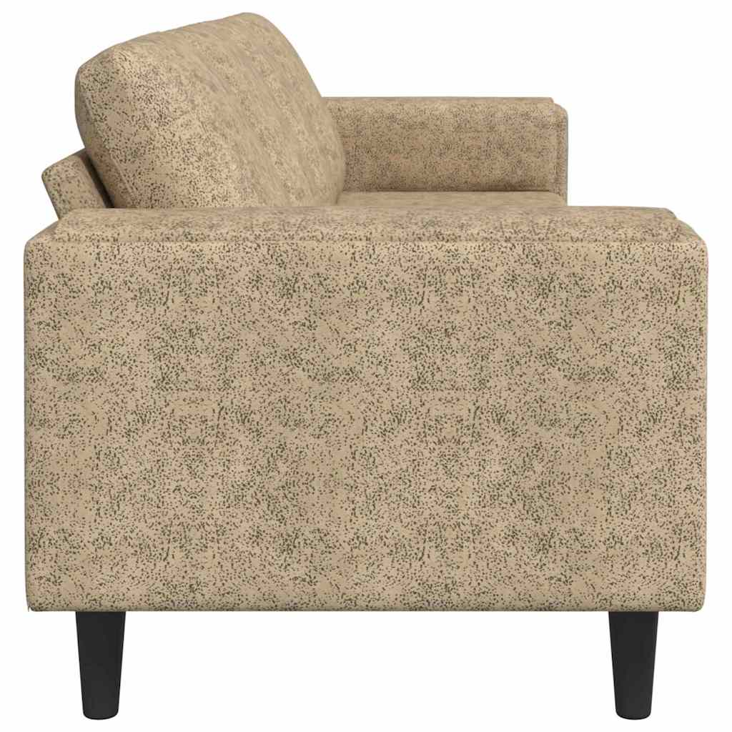 Sofa Set Hellgrau Faux Wildleder
