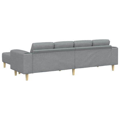 Sofa Set Hellgrau Stoff