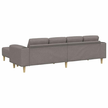 Sofa Set Taupe Stoff