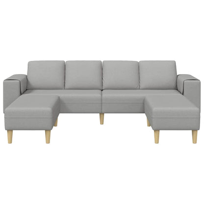 Sofa Set Wolkengrau Stoff