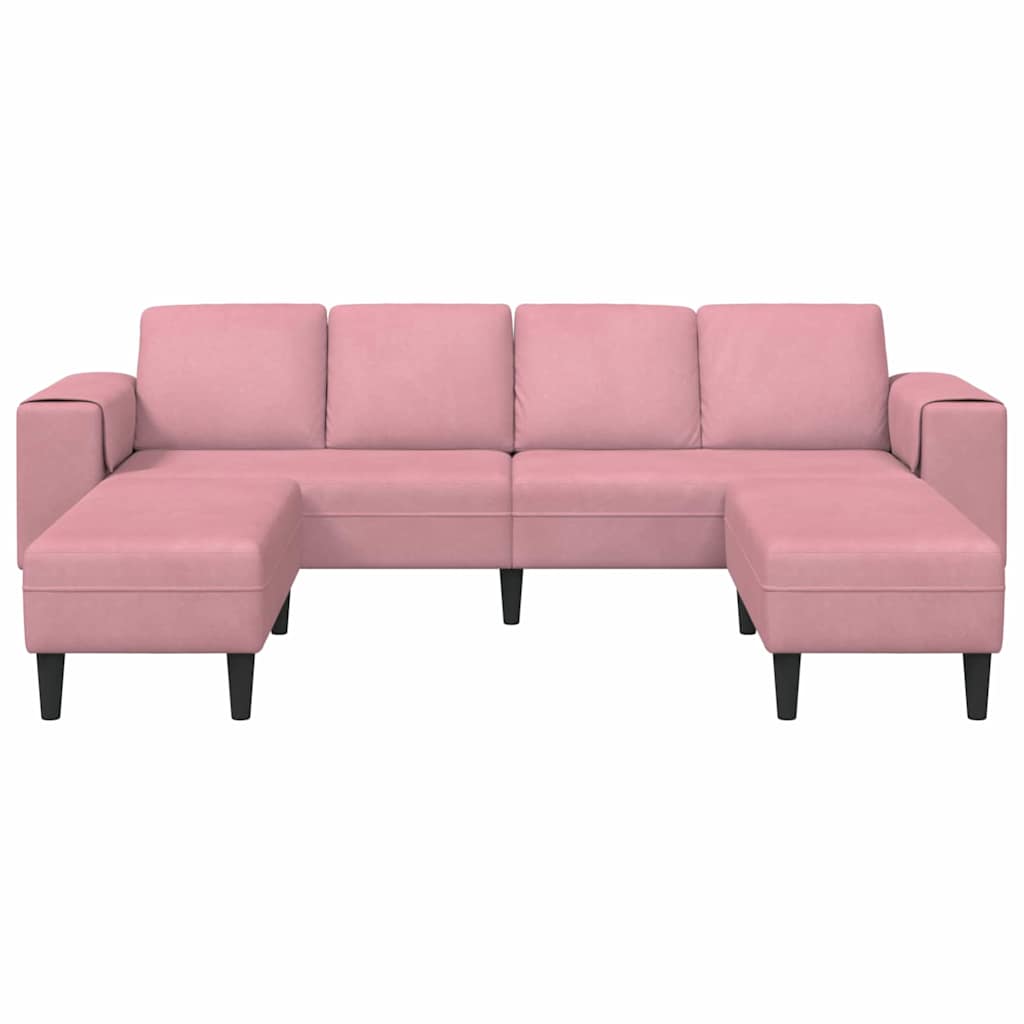 Sofa Set Rosa Samt