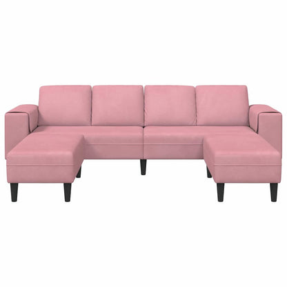 Sofa Set Rosa Samt
