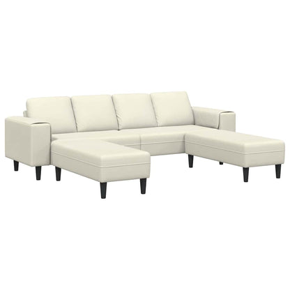 Sofa Set Creme Samt