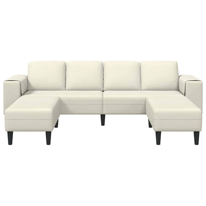 Sofa Set Creme Samt