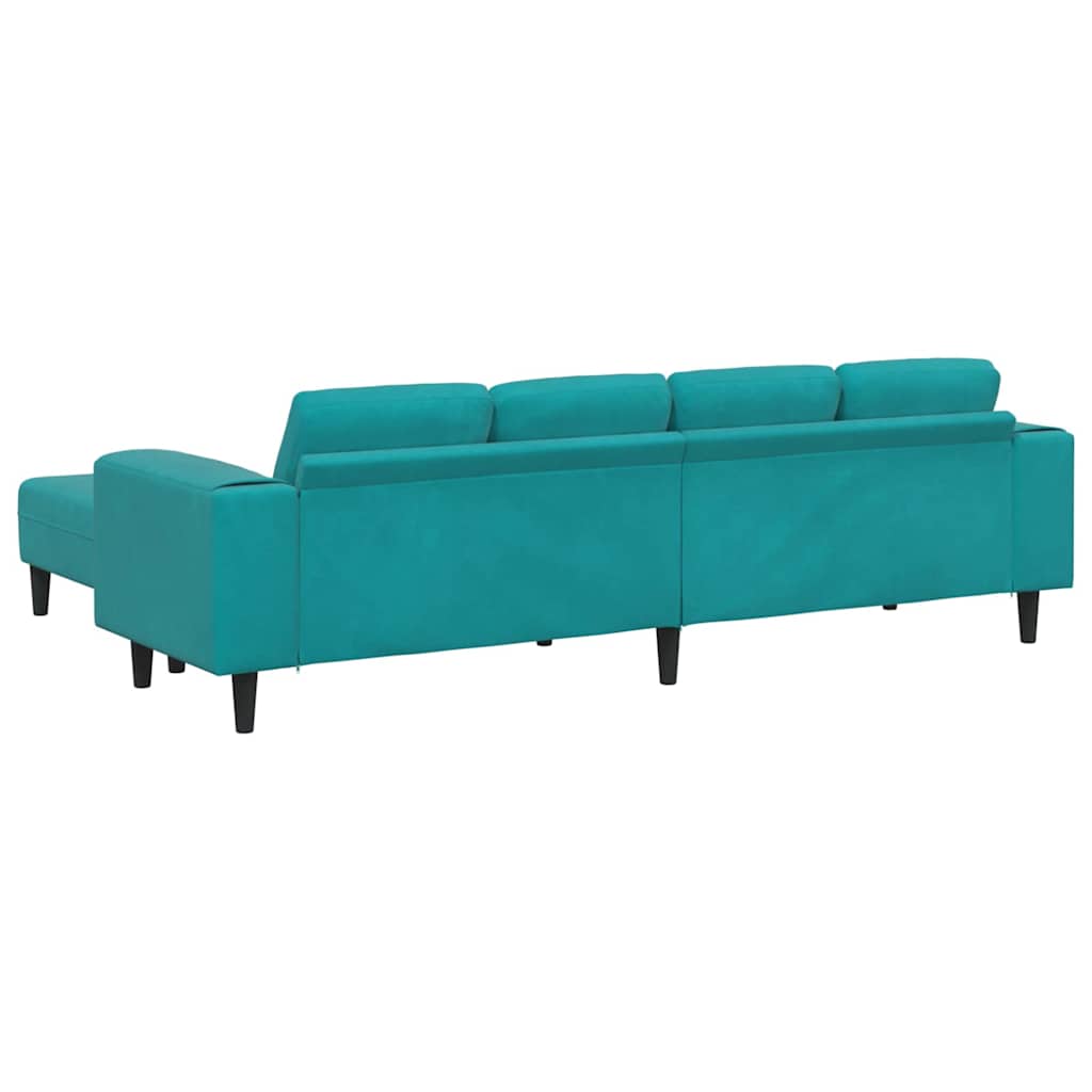 Sofa Set Türkis Samt