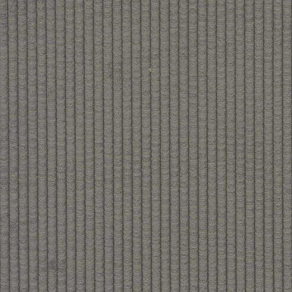 Stoffsofa mit Kissen Hellgrau Cordstoff