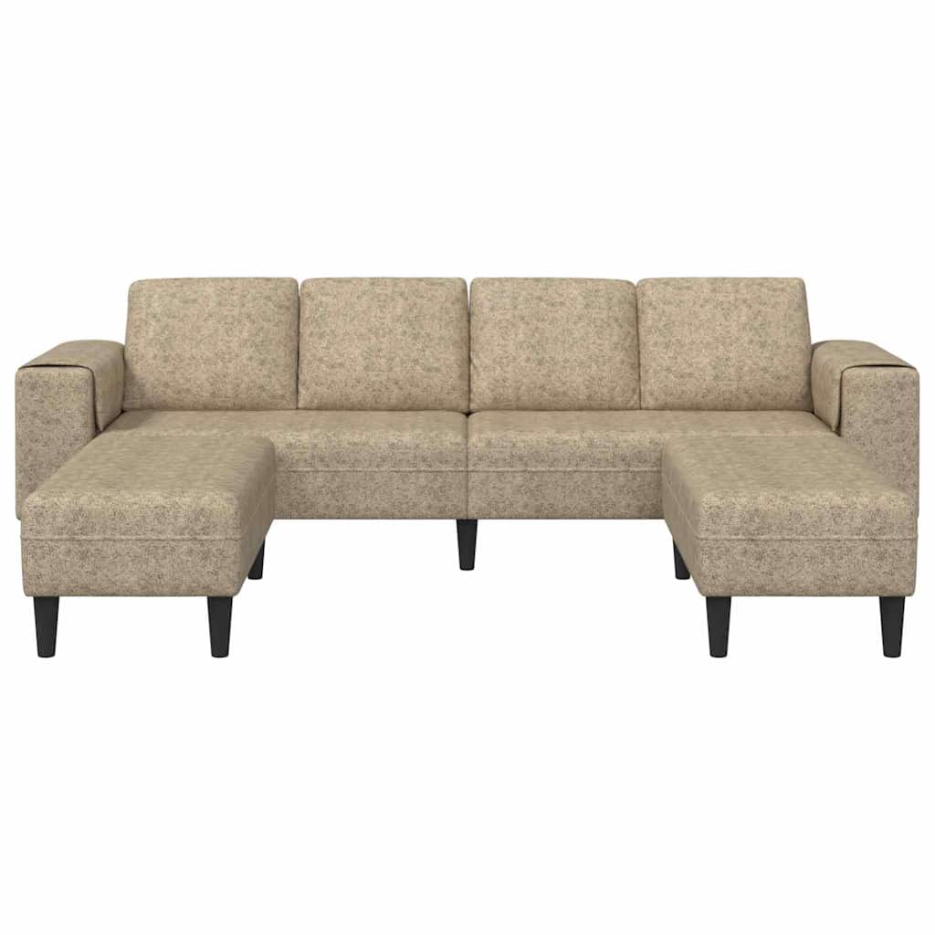 Sofa Set Hellgrau Faux Wildleder