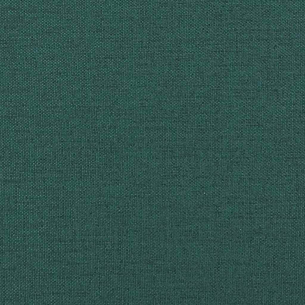 Stoffsofa mit Kissen Dunkelgrün 208 cm Stoff