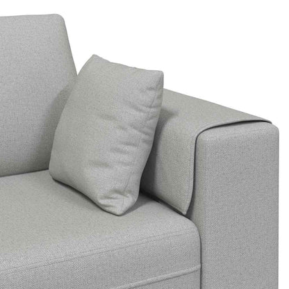 Stoffsofa mit Kissen Wolken-Grau 208 cm Stoff