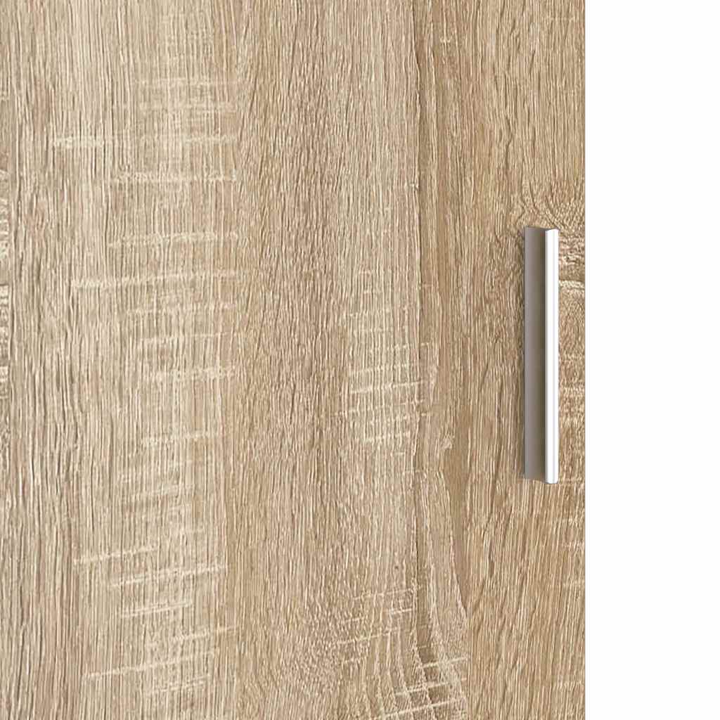 Schreibtisch mit Stauraum 2 pcs Sonoma-Eiche 102 x 50 x 124 cm