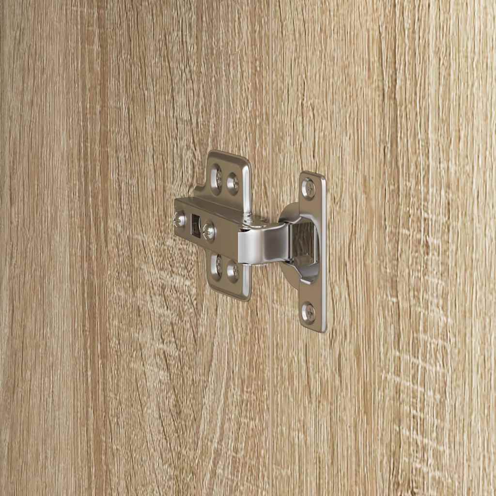 Schreibtisch mit Stauraum 2 pcs Sonoma-Eiche 102 x 50 x 124 cm