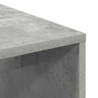Schreibtisch mit Stauraum 2 pcs Beton Grau 102 x 50 x 124 cm