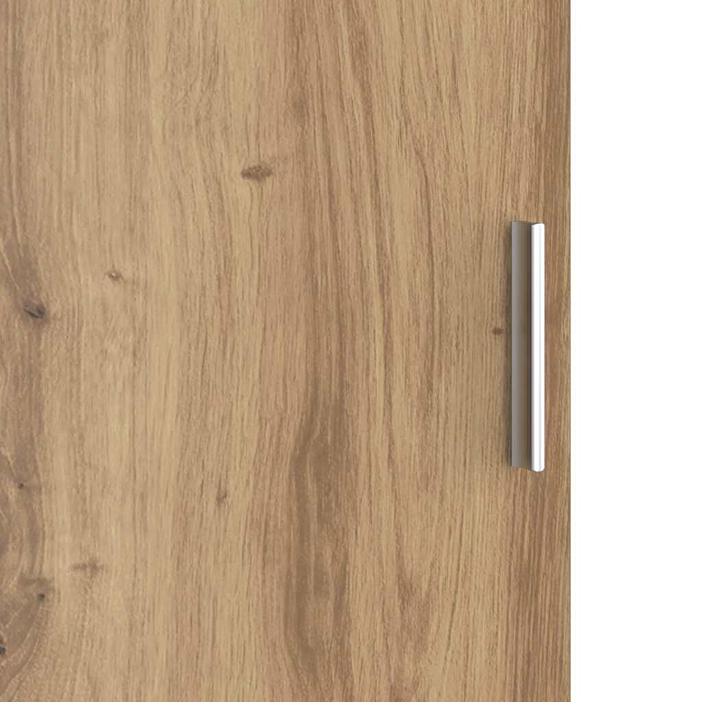 Schreibtisch mit Stauraum 2 pcs Artisan-Eiche 102 x 50 x 124 cm