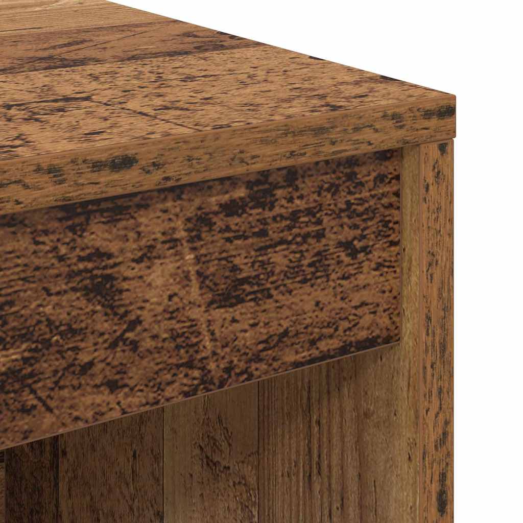 Schreibtisch mit Stauraum 2 pcs Altholz 70 x 40 x 76 cm