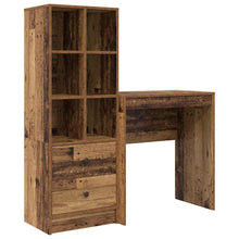 Schreibtisch mit Stauraum 2 pcs Altholz 70 x 40 x 76 cm