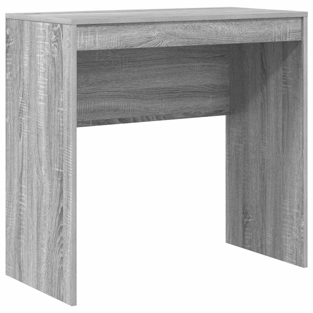 Schreibtisch mit Stauraum 2 pcs Grau Sonoma 80 x 40 x 76 cm