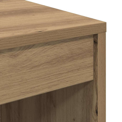 Schreibtisch mit Stauraum 2 pcs Artisan-Eiche 80 x 40 x 76 cm