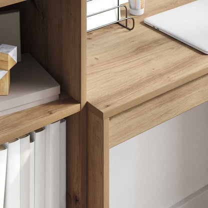 Schreibtisch mit Stauraum 2 pcs Artisan-Eiche 80 x 40 x 76 cm