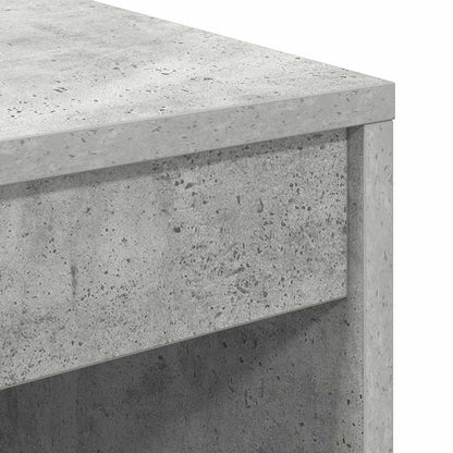 Schreibtisch mit Stauraum 2 pcs Beton Grau 60 x 50 x 76 cm