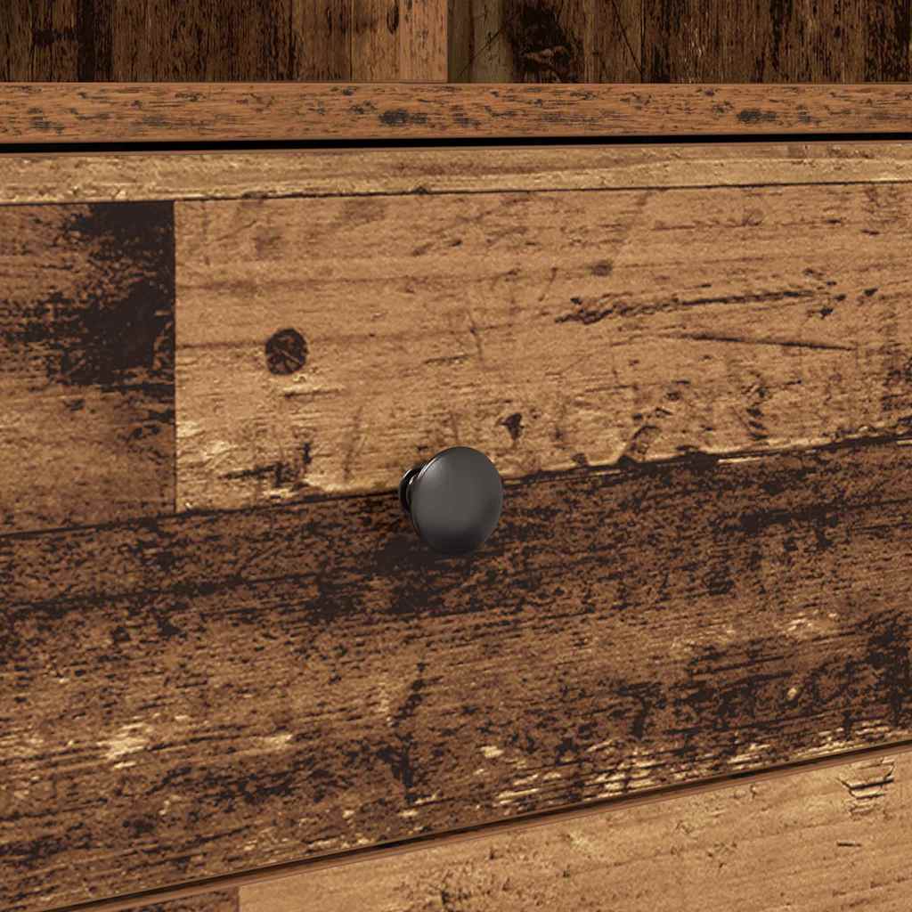 Schreibtisch mit Stauraum 2 pcs Altholz 60 x 50 x 76 cm