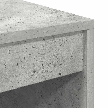 Schreibtisch mit Stauraum 2 pcs Beton Grau 70 x 50 x 76 cm