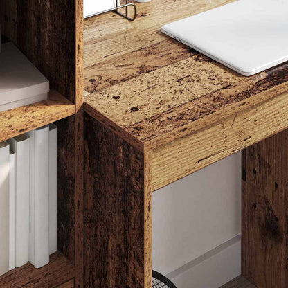 Schreibtisch mit Stauraum 2 pcs Altholz 70 x 50 x 76 cm
