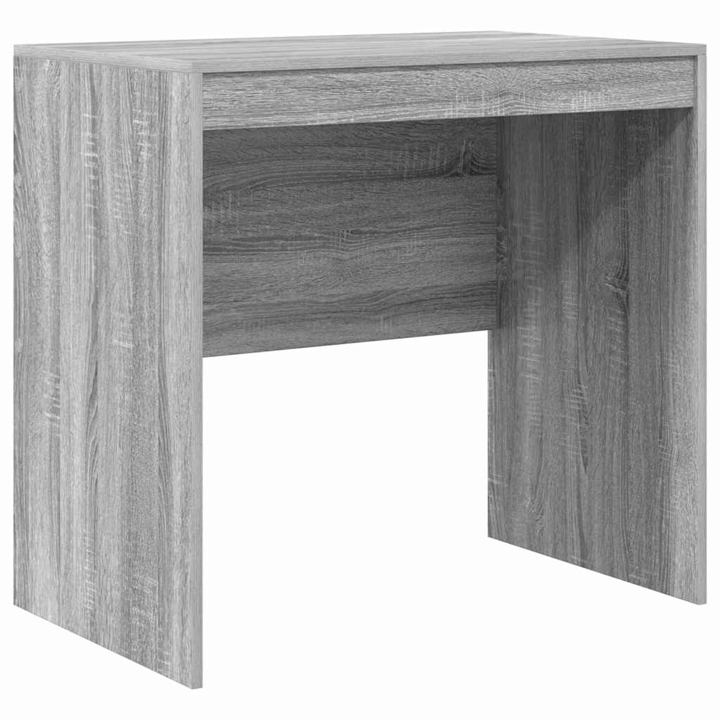 Schreibtisch mit Stauraum 2 pcs Grau Sonoma 80 x 50 x 76 cm
