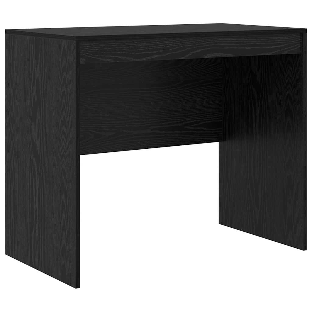 Schreibtisch mit Stauraum mit Regal 2 pcs Schwarz Eichen-Optik