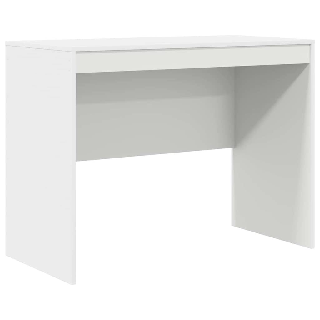 Schreibtisch mit Stauraum mit Regal 2 pcs Weiß 100 x 50 x 76 cm