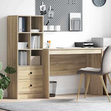 Schreibtisch mit Stauraum 2 pcs Sonoma-Eiche 100 x 50 x 76 cm