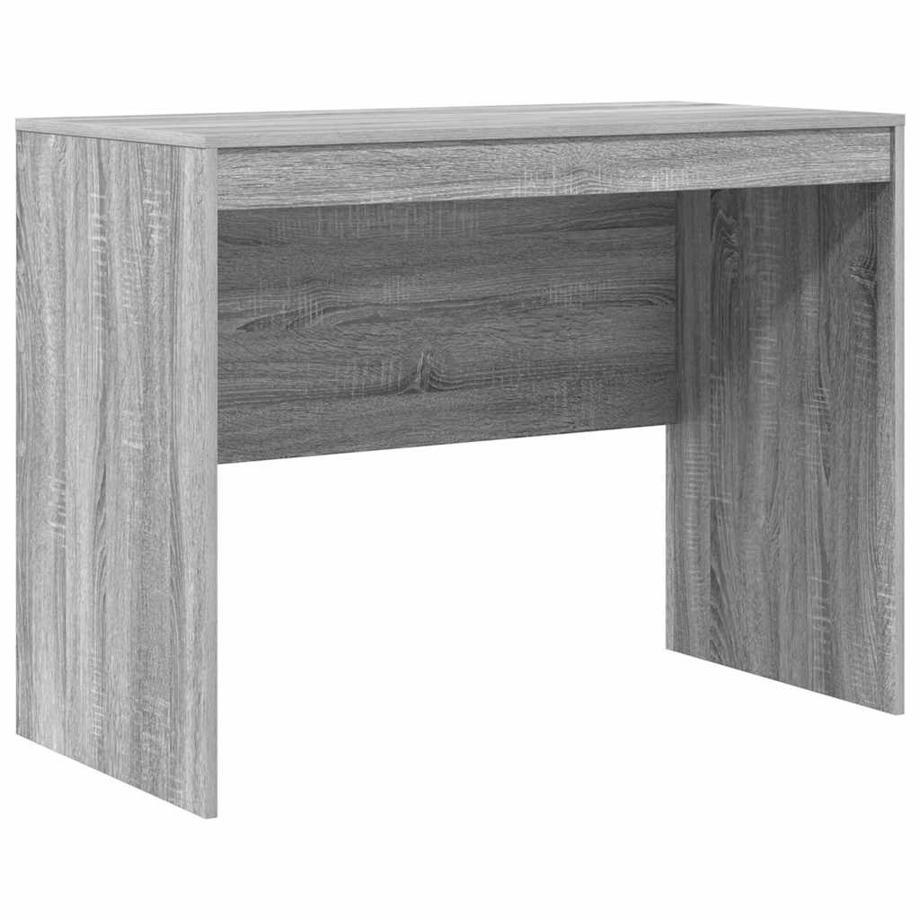 Schreibtisch mit Stauraum 2 pcs Grau Sonoma 100 x 50 x 76 cm