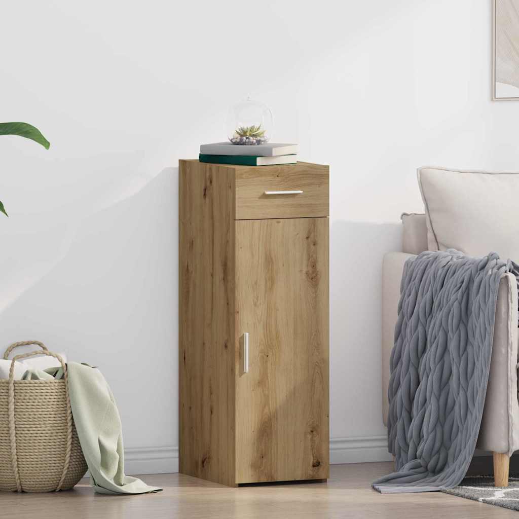 Sideboard Eiche handwerklich 30 x 42.5 x 93 cm Holzwerkstoff