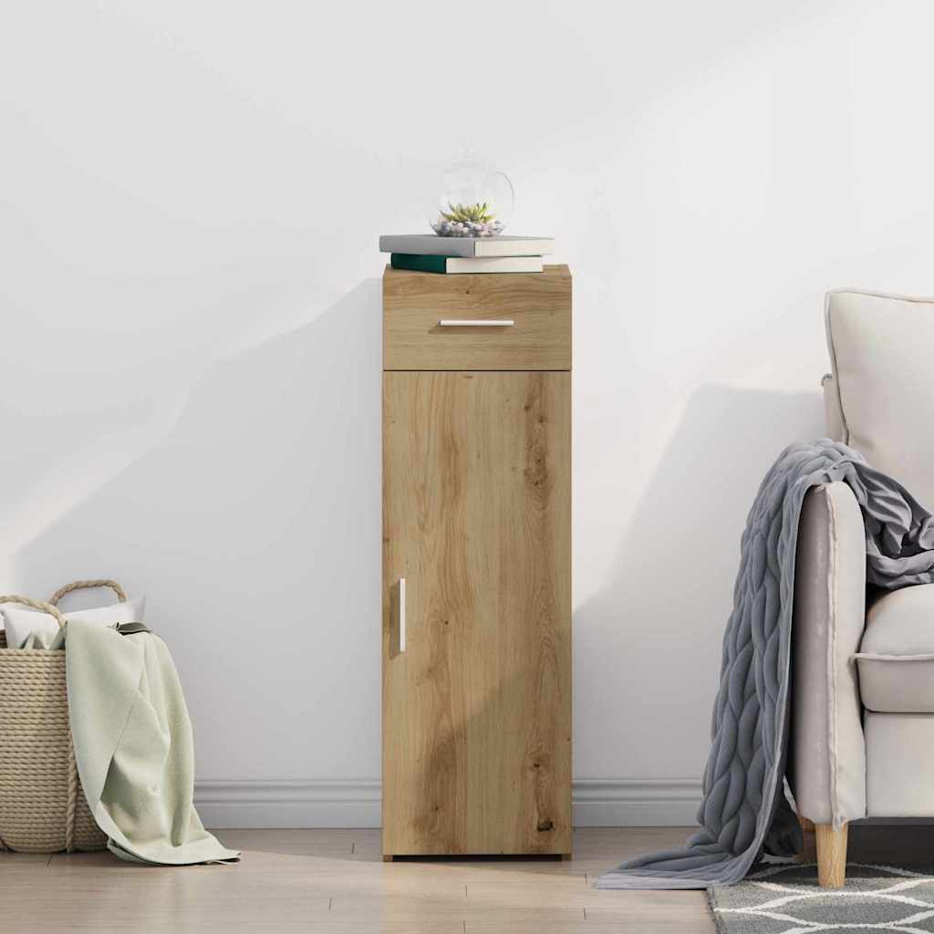 Sideboard Eiche handwerklich 30 x 42.5 x 93 cm Holzwerkstoff