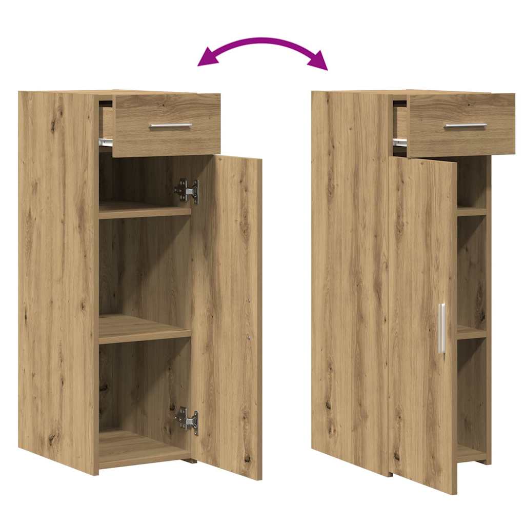 Sideboard Eiche handwerklich 30 x 42.5 x 93 cm Holzwerkstoff