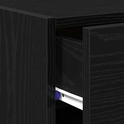 Sideboard Schwarze Eiche 50 x 42,5 x 93 cm Holzwerkstoff