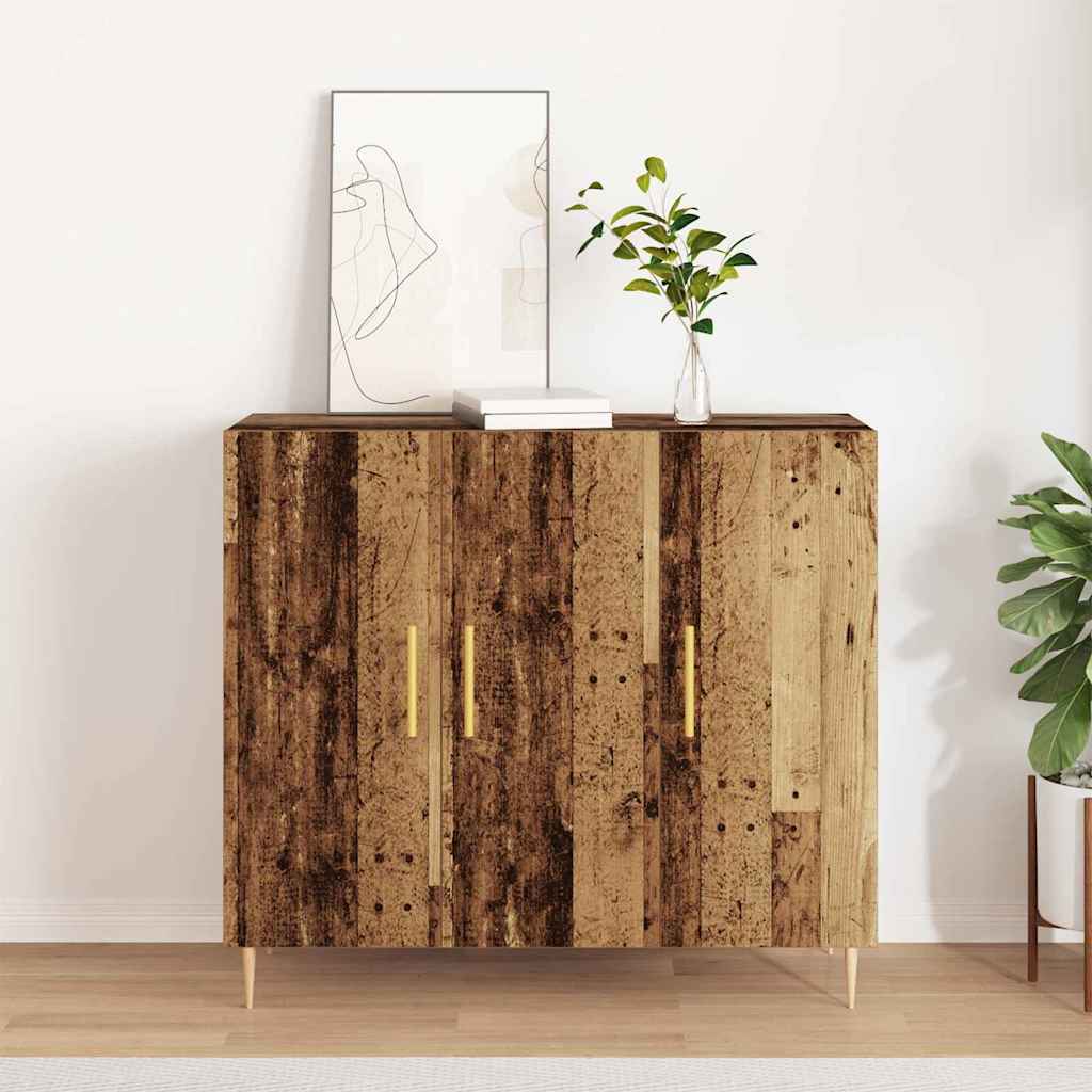 Sideboard Altholz 90 x 34 x 80 cm Holzwerkstoff