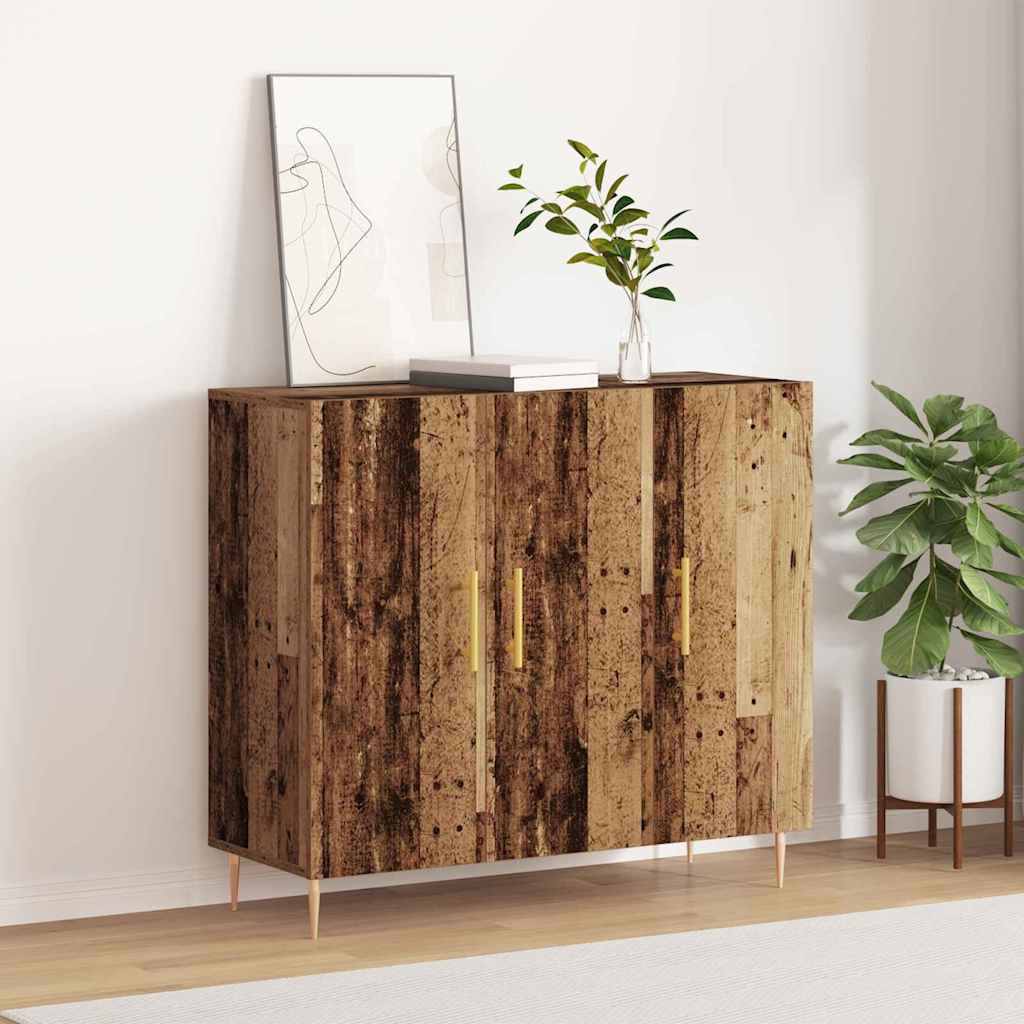 Sideboard Altholz 90 x 34 x 80 cm Holzwerkstoff