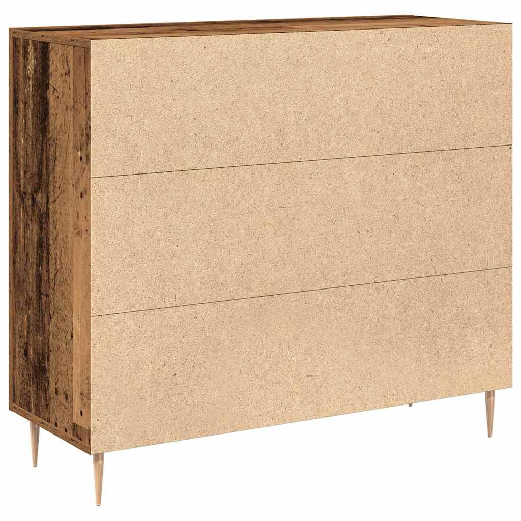 Sideboard Altholz 90 x 34 x 80 cm Holzwerkstoff