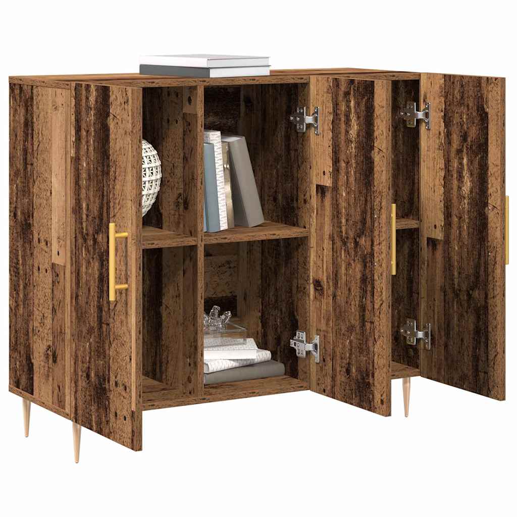Sideboard Altholz 90 x 34 x 80 cm Holzwerkstoff