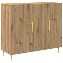 Sideboard Eiche handwerklich 90 x 34 x 80 cm Holzwerkstoff