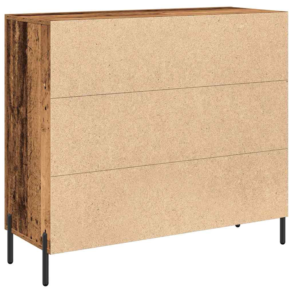 Sideboard Altholz 90 x 34 x 80 cm Holzwerkstoff
