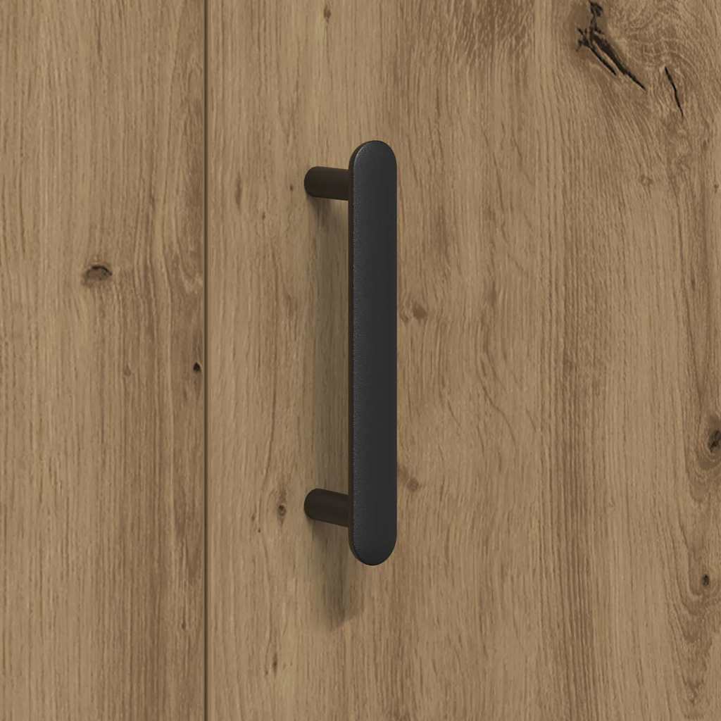 Sideboard Eiche handwerklich 90 x 34 x 80 cm Holzwerkstoff