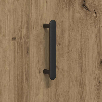 Sideboard Eiche handwerklich 90 x 34 x 80 cm Holzwerkstoff