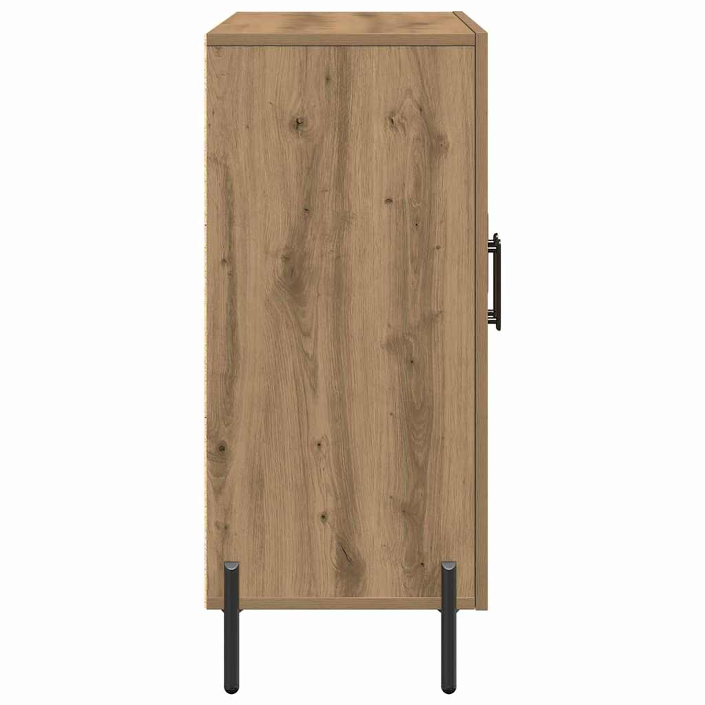 Sideboard Eiche handwerklich 90 x 34 x 80 cm Holzwerkstoff