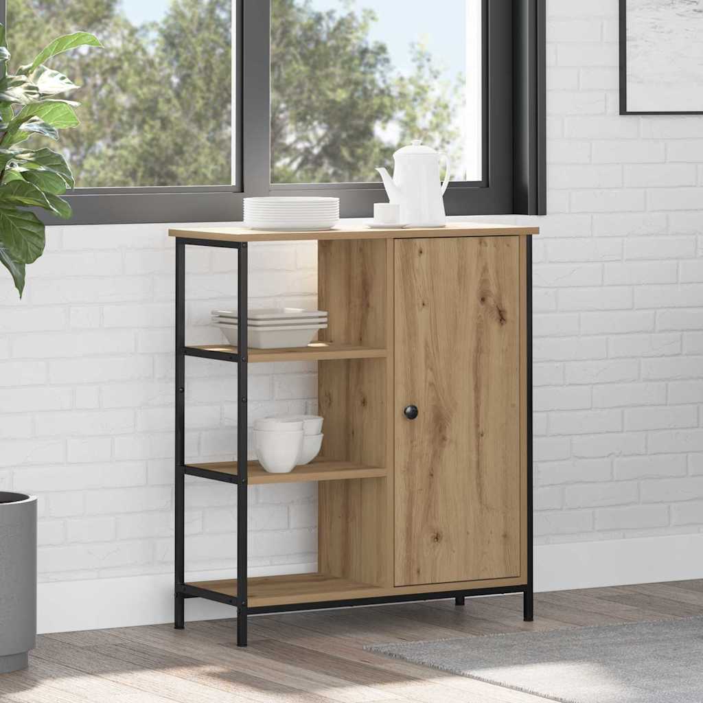 Sideboard Artisan-Eiche 70 x 30 x 80 cm Holzwerkstoff