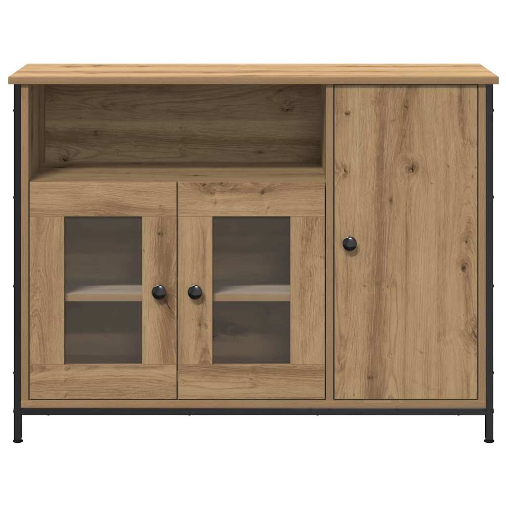 Sideboard Artisan-Eiche 100 x 35 x 75 cm Holzwerkstoff