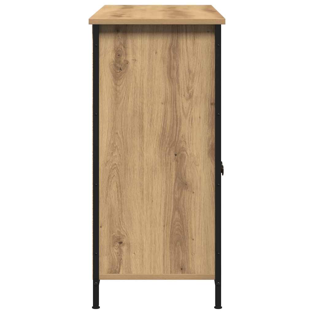 Sideboard Artisan-Eiche 100 x 35 x 75 cm Holzwerkstoff
